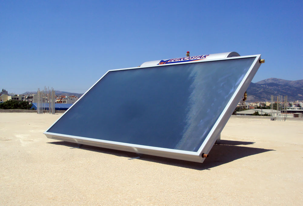 Calentadores Solares De Agua Eurostar Fino Altura Baja, Termosifón Solar 
